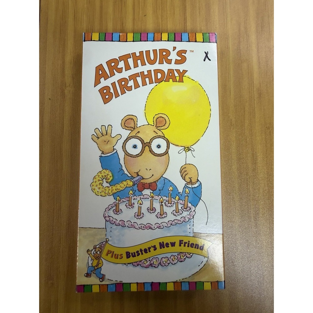 Arthur's Birthday Plus Buster's New Friend VHS 1999 Cartoon PBS